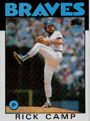 1986 Topps Baseball Cards      319     Rick Camp